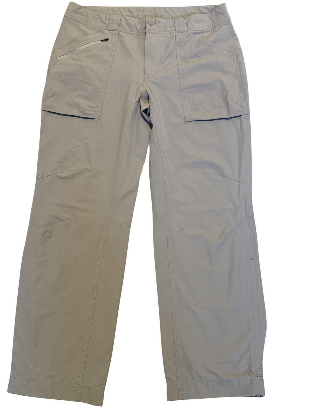 REI Beige Women's SPF 50+ Straight-Leg Outdoor Hiking Pants 14P